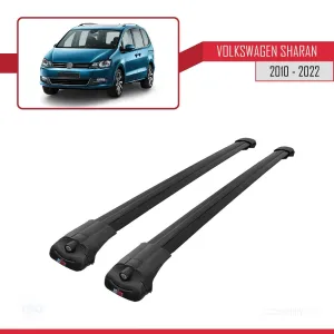 Volkswagen Sharan 2010-2022 Arası ile uyumlu ACE-1 Ara Atkı Tavan Barı SİYAH thumb 3