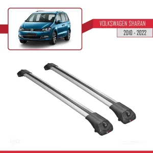 Volkswagen Sharan 2010-2022 Arası ile uyumlu ACE-1 Ara Atkı Tavan Barı GRİ thumb 3