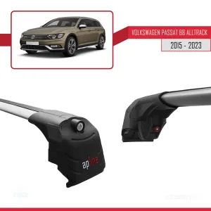 Volkswagen Passat ALLTRACK (B8) 2015-2023 Arası ile uyumlu ACE-2 Ara Atkı Tavan Barı GRİ thumb 4