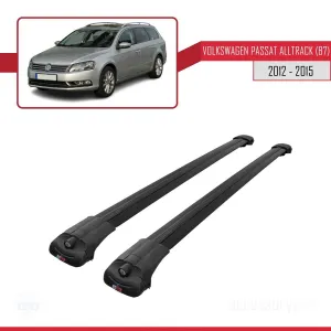Volkswagen Passat Alltrack (B7) 2012-2015 Arası ile uyumlu ACE-1 Ara Atkı Tavan Barı SİYAH thumb 3