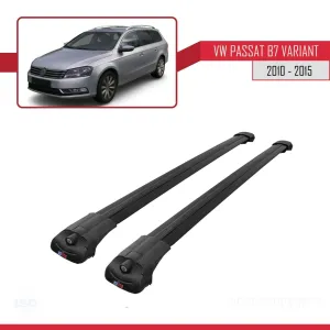 Volkswagen Passat (B7) SW 2010-2015 Arası ile uyumlu ACE-1 Ara Atkı Tavan Barı SİYAH thumb 3