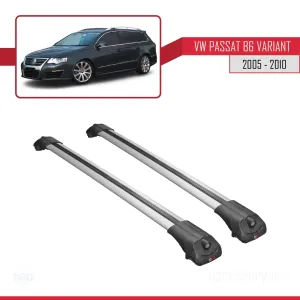 Volkswagen Passat (B6) SW 2005-2010 Arası ile uyumlu ACE-1 Ara Atkı Tavan Barı GRİ thumb 3
