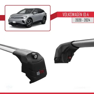 Volkswagen ID.4 2020 ve Sonrası ile uyumlu ACE-2 Ara Atkı Tavan Barı GRİ thumb 5