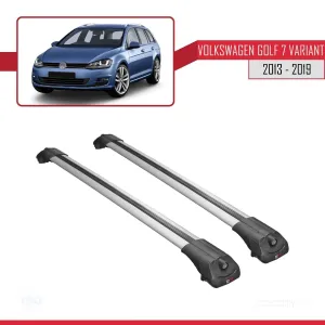 Volkswagen Golf 7 VARIANT 2013-2019 Arası ile uyumlu ACE-1 Ara Atkı Tavan Barı GRİ thumb 3