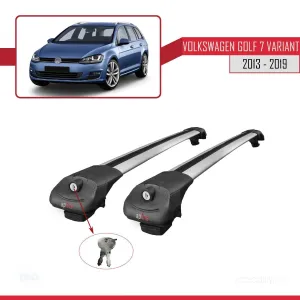 Volkswagen Golf 7 VARIANT 2013-2019 Arası ile uyumlu ACE-1 Ara Atkı Tavan Barı GRİ thumb 4