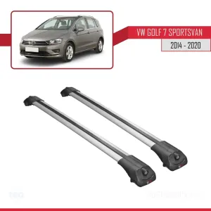 Volkswagen Golf 7 SPORTSVAN 2014-2020 Arası ile uyumlu ACE-1 Ara Atkı Tavan Barı GRİ thumb 3