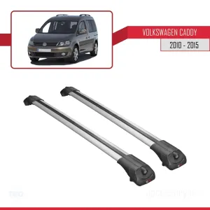 Volkswagen Caddy 2010-2015 Arası ile uyumlu ACE-1 Ara Atkı Tavan Barı GRİ thumb 3