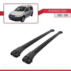 Volkswagen Caddy 2003-2010 Arası ile uyumlu ACE-1 Ara Atkı Tavan Barı SİYAH thumb 3