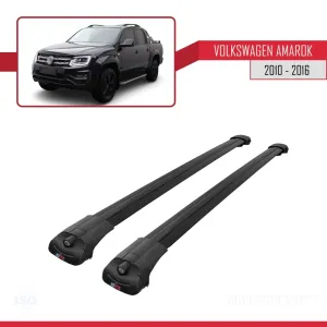 Volkswagen Amarok 2010-2016 Arası ile uyumlu ACE-1 Ara Atkı Tavan Barı SİYAH thumb 3