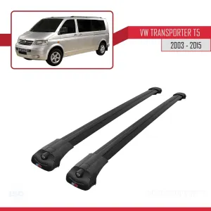 Volkswagen (T5) 2003-2015 Arası ile uyumlu ACE-1 Ara Atkı Tavan Barı SİYAH thumb 3