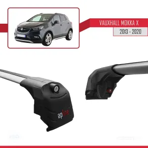 Vauxhall MOKKA X 2013-2020 Arası ile uyumlu ACE-2 Ara Atkı Tavan Barı GRİ thumb 4