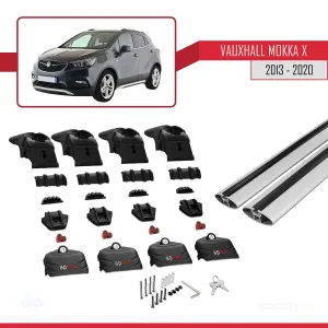 Vauxhall MOKKA X 2013-2020 Arası ile uyumlu ACE-2 Ara Atkı Tavan Barı GRİ thumb 5