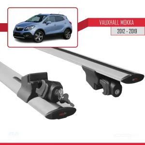 Vauxhall Mokka 2012-2019 Arası ile uyumlu HOOK Model Anahtar Kilitli Ara Atkı Tavan Barı GRİ thumb 5