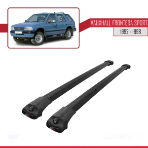 Vauxhall Frontera Sport 1992-1998 Arası ile uyumlu ACE-1 Ara Atkı Tavan Barı SİYAH thumb 3