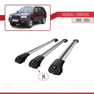 Vauxhall Frontera 1999-2004 Arası ile uyumlu ACE-1 Ara Atkı Tavan Barı GRİ 3 ADET BAR thumb 4