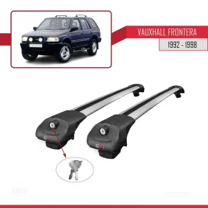 Vauxhall Frontera 1992-1998 Arası ile uyumlu ACE-1 Ara Atkı Tavan Barı GRİ thumb 4