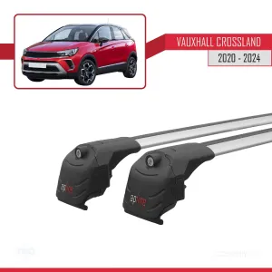 Vauxhall CROSSLAND 2020 ve Sonrası ile uyumlu ACE-2 Ara Atkı Tavan Barı GRİ thumb 4