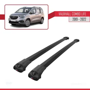 Vauxhall Combo Life 2019-2022 Arası ile uyumlu ACE-1 Ara Atkı Tavan Barı SİYAH thumb 3
