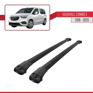 Vauxhall Combo E 2019-2023 Arası ile uyumlu ACE-1 Ara Atkı Tavan Barı SİYAH thumb 3