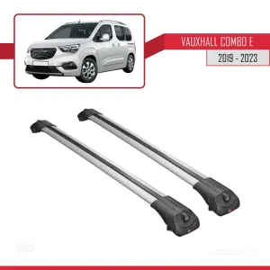 Vauxhall Combo E 2019-2023 Arası ile uyumlu ACE-1 Ara Atkı Tavan Barı GRİ thumb 3