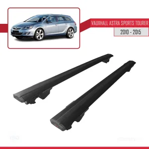 Vauxhall Astra Mk6 Estate 2010-2015 Arası ile uyumlu HOOK Model Anahtar Kilitli Ara Atkı Tavan Barı SİYAH thumb 4