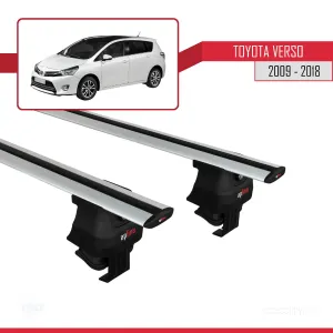 Toyota Verso 2009-2018 Arası ile uyumlu ACE-4 Ara Atkı Tavan Barı GRİ thumb 2