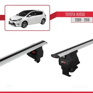 Toyota Verso 2009-2018 Arası ile uyumlu ACE-4 Ara Atkı Tavan Barı GRİ thumb 3