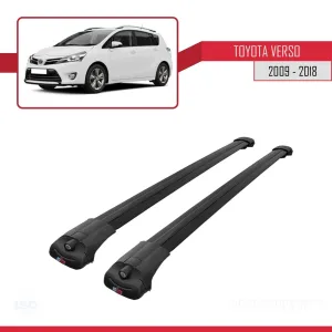 Toyota Verso 2009-2018 Arası ile uyumlu ACE-1 Ara Atkı Tavan Barı SİYAH thumb 3