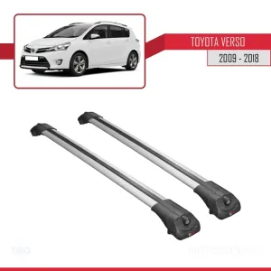 Toyota Verso 2009-2018 Arası ile uyumlu ACE-1 Ara Atkı Tavan Barı GRİ thumb 3