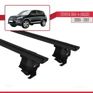 Toyota Rav 4 (XA30) 2005-2012 Arası ile uyumlu ACE-4 Ara Atkı Tavan Barı SİYAH thumb 4