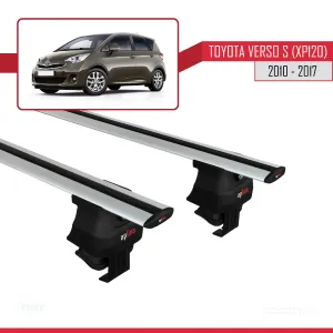 Toyota Ractis / Verso S (XP120) 2010-2017 Arası ile uyumlu ACE-4 Ara Atkı Tavan Barı GRİ thumb 2