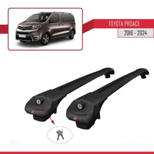 Toyota Proace 2016 ve Sonrası ile uyumlu ACE-1 Ara Atkı Tavan Barı SİYAH thumb 4