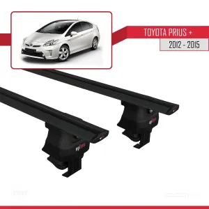 Toyota Prius + 2012-2015 Arası ile uyumlu ACE-4 Ara Atkı Tavan Barı SİYAH thumb 4