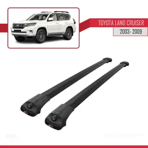 Toyota Land Cruiser 2003-2009 Arası ile uyumlu ACE-1 Ara Atkı Tavan Barı SİYAH thumb 3