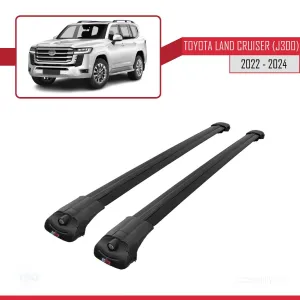 Toyota Land Cruiser (J300) 2022 ve Sonrası ile uyumlu ACE-1 Ara Atkı Tavan Barı SİYAH thumb 3