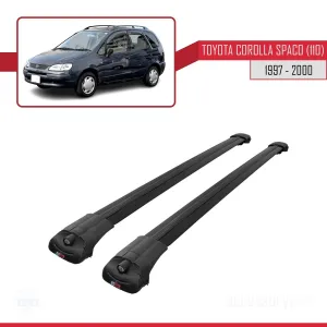 Toyota Corolla Spacio (E110) 1997-2000 Arası ile uyumlu ACE-1 Ara Atkı Tavan Barı SİYAH thumb 3