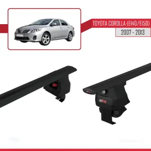 Toyota Corolla 2006-2013 Arası ile uyumlu ACE-4 Ara Atkı Tavan Barı SİYAH thumb 5