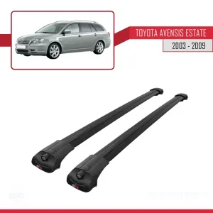 Toyota Avensis SW 2003-2009 Arası ile uyumlu ACE-1 Ara Atkı Tavan Barı SİYAH thumb 3