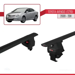 Toyota Avensis (T270) 2009-2011 Arası ile uyumlu ACE-4 Ara Atkı Tavan Barı SİYAH thumb 5