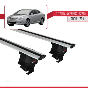Toyota Avensis (T270) 2009-2011 Arası ile uyumlu ACE-4 Ara Atkı Tavan Barı GRİ thumb 2