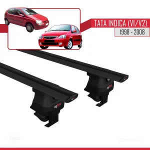 Tata Indica (V1/V2) 1998-2008 Arası ile uyumlu ACE-4 Ara Atkı Tavan Barı SİYAH thumb 3
