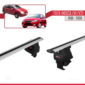 Tata Indica (V1/V2) 1998-2008 Arası ile uyumlu ACE-4 Ara Atkı Tavan Barı GRİ thumb 4