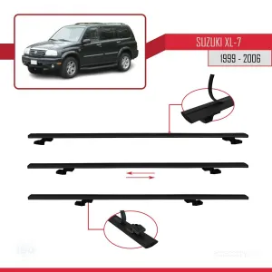 Suzuki XL-7 1999-2006 Arası ile uyumlu Basic Model Ara Atkı Tavan Barı SİYAH 3 ADET thumb 5
