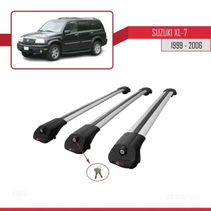 Suzuki XL-7 1999-2006 Arası ile uyumlu ACE-1 Ara Atkı Tavan Barı GRİ 3 ADET BAR thumb 4