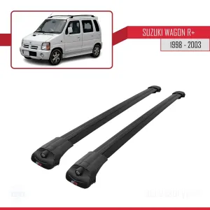 Suzuki Wagon R+ 1998-2003 Arası ile uyumlu ACE-1 Ara Atkı Tavan Barı SİYAH thumb 3