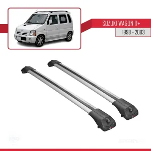 Suzuki Wagon R+ 1998-2003 Arası ile uyumlu ACE-1 Ara Atkı Tavan Barı GRİ thumb 3