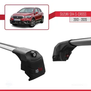 Suzuki SX4 S-CROSS 2014-2021 Arası ile uyumlu ACE-2 Ara Atkı Tavan Barı GRİ thumb 4