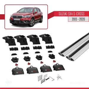 Suzuki SX4 S-CROSS 2014-2021 Arası ile uyumlu ACE-2 Ara Atkı Tavan Barı GRİ thumb 5