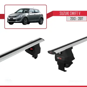 Suzuki Swift V 2013-2017 Arası ile uyumlu ACE-4 Ara Atkı Tavan Barı GRİ thumb 5