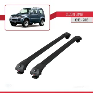 Suzuki Jimny 1998-2018 Arası ile uyumlu ACE-1 Ara Atkı Tavan Barı SİYAH thumb 3